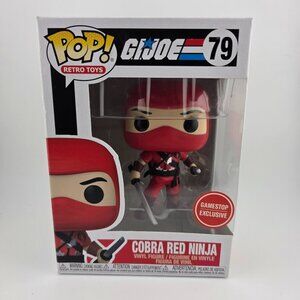 2021 Funko Pop G.I. Joe #79 Cobra Red Ninja Gamestop‎ Exclusive Vinyl Figure NEW